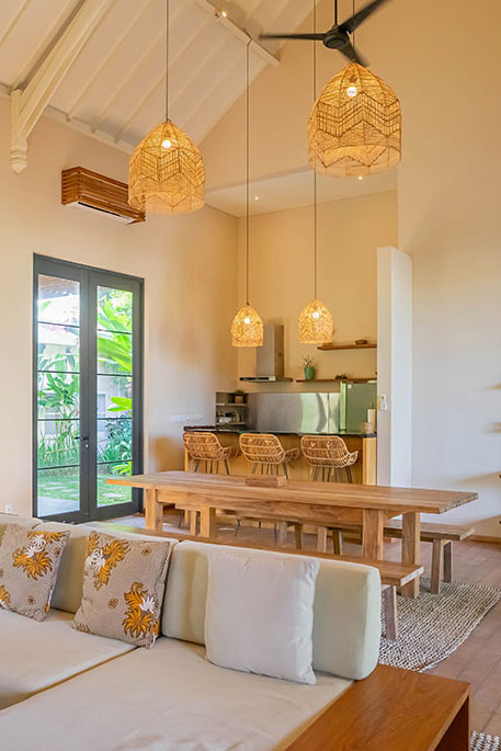 Indoor facilities at M Villa 318 Canggu.